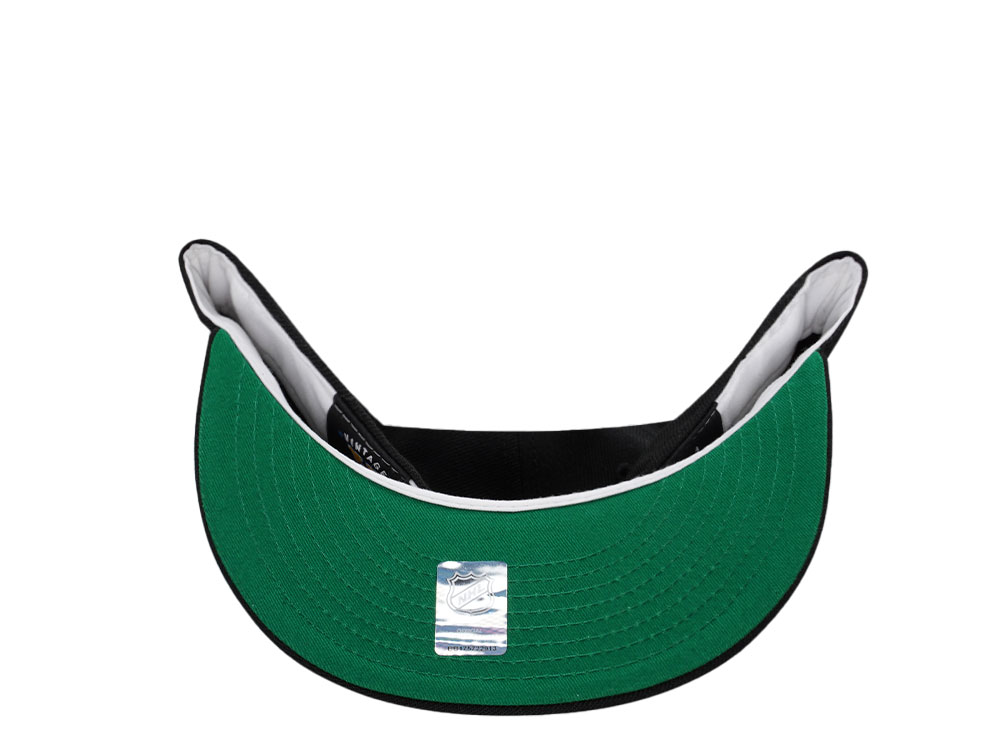 New Era Minnesota North Stars Black Throwback Wool Edition 59Fifty Fitted Cap