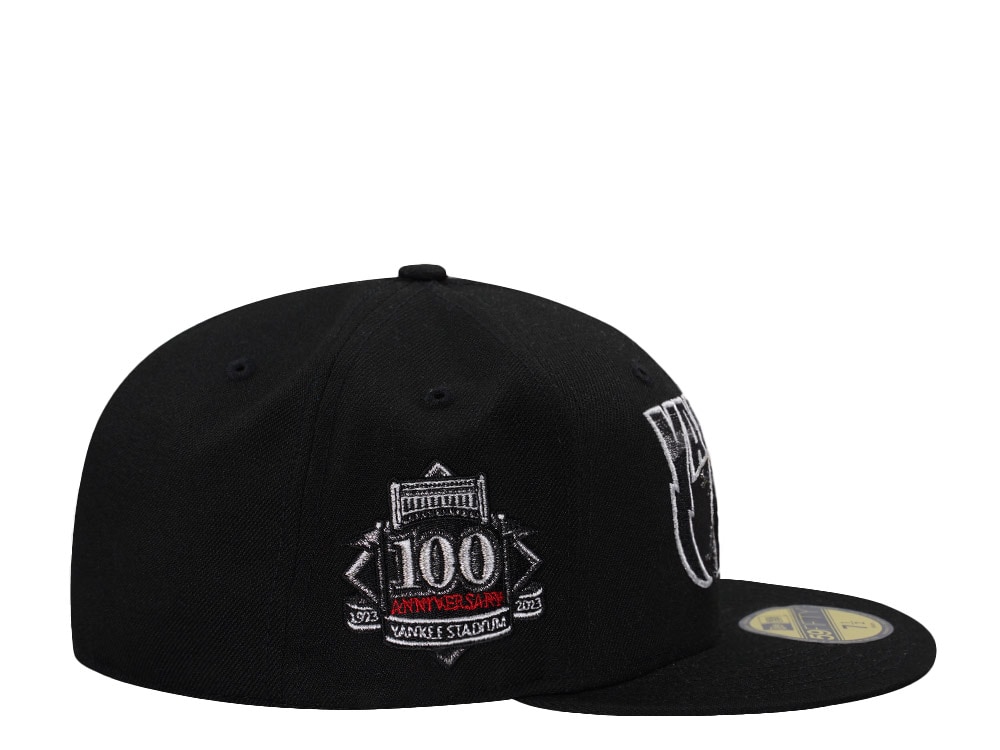 New Era New York Yankees 100th Anniversary Black Prime Edition 59Fifty Fitted Cap