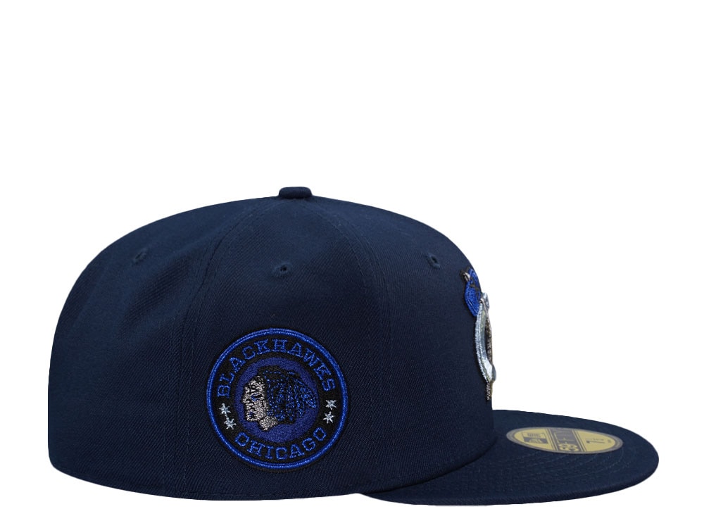 New Era Chicago Blackhawks Navy Prime Edition 59Fifty Fitted Cap