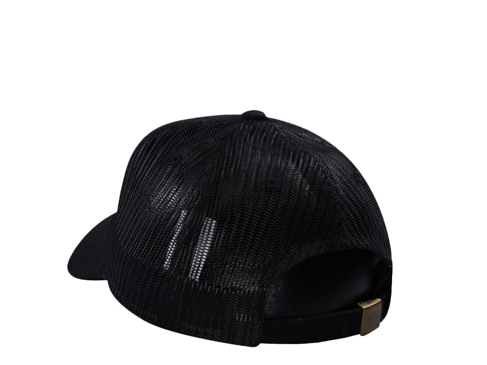 Von Dutch Oval Patch Black Edition Trucker Kids Strapback Cap