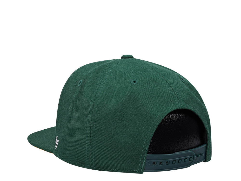 47Brand Oakland Athletics World Series 1989 Dark Green Sure Shot Under Captain Snapback Cap