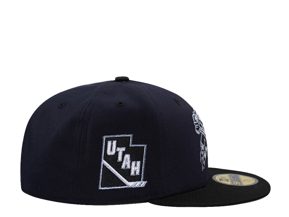New Era Utah Mammoth Tusky Metallic Navy Two Tone Edition 59Fifty Fitted Cap