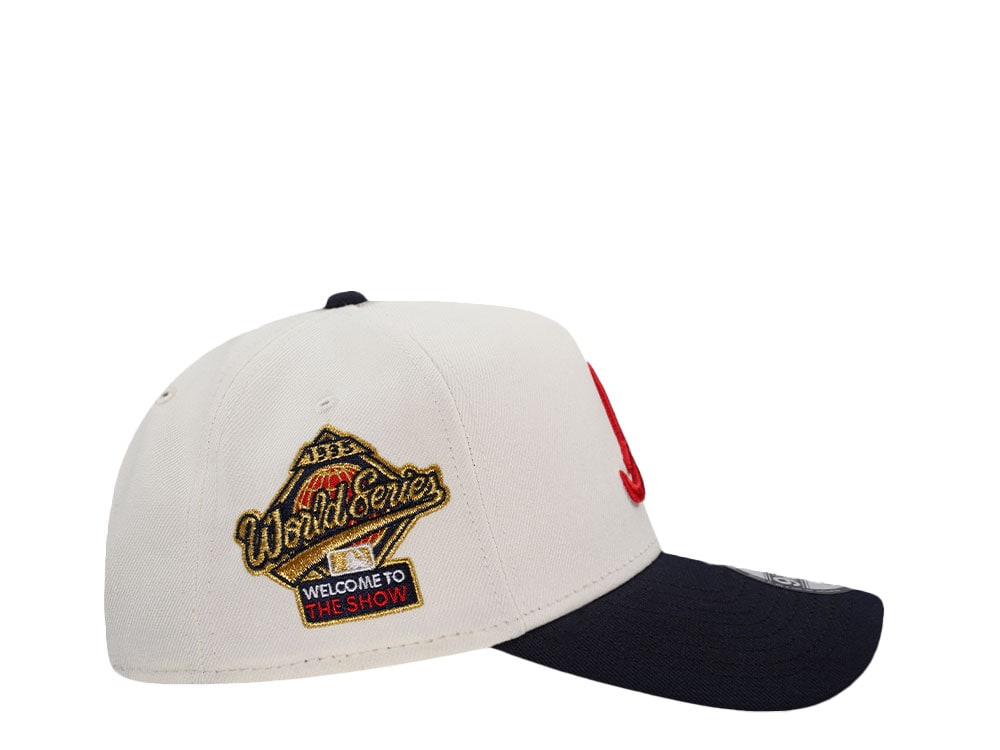 New Era Atlanta Braves World Series 1995 Chrome Prime Two Tone Edition 9Forty A Frame Snapback Cap