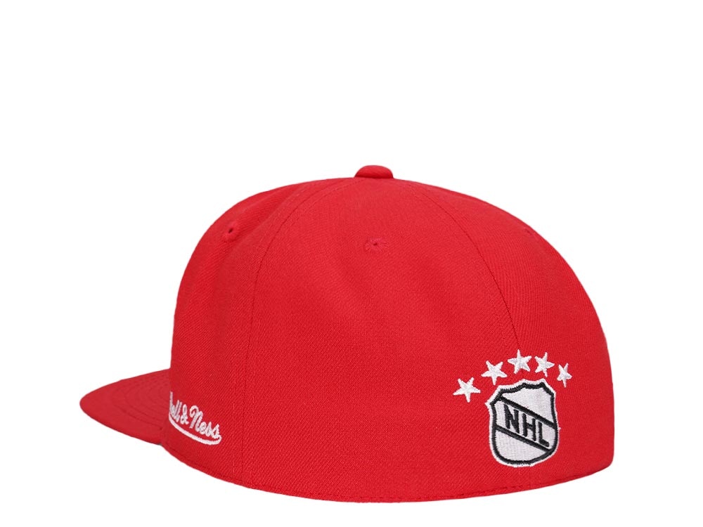 Mitchell & Ness Detroit Red Wings 50th Anniversary Vintage Edition Dynasty Fitted Cap