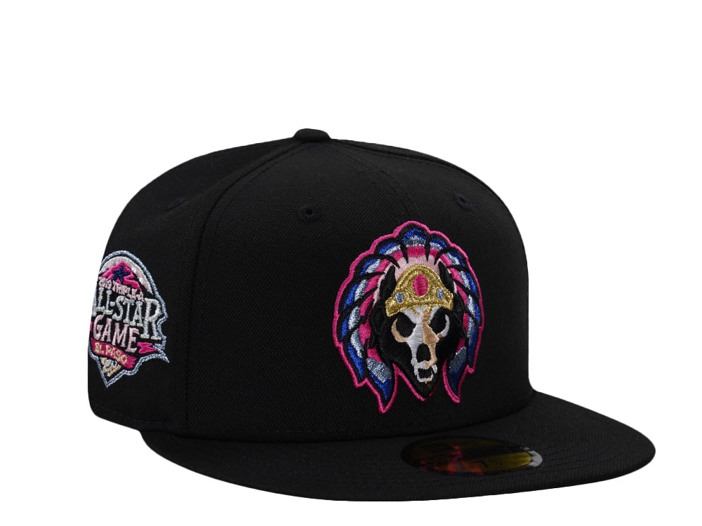 New Era El Paso Chihuahuas All Star Game 2019 Pink Black Prime Edition 59Fifty Fitted Cap