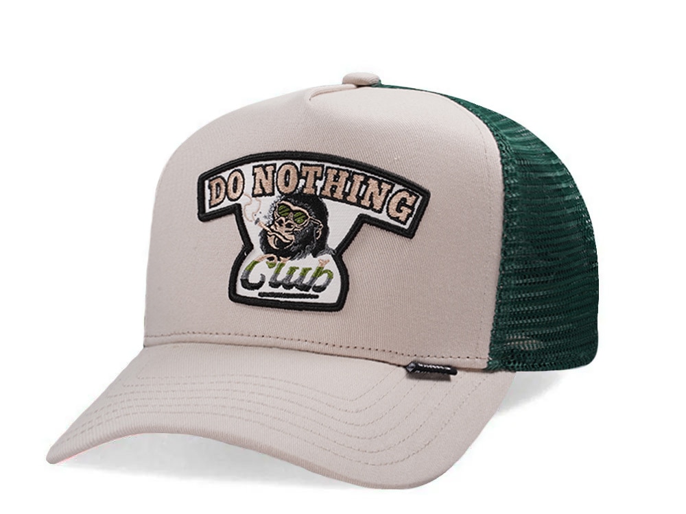 Djinns HFT Do Nothing Club Gorilla Khaki Trucker Snapback Cap