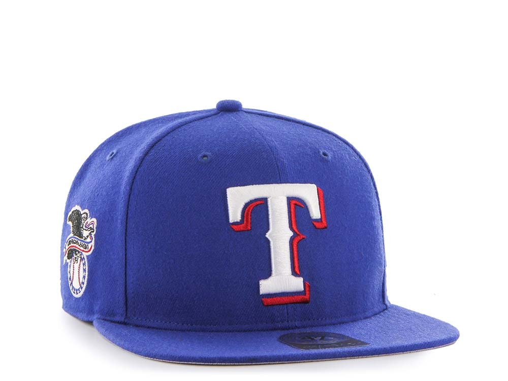 47Brand Texas Rangers Sure Shot Captain Snapback Cap