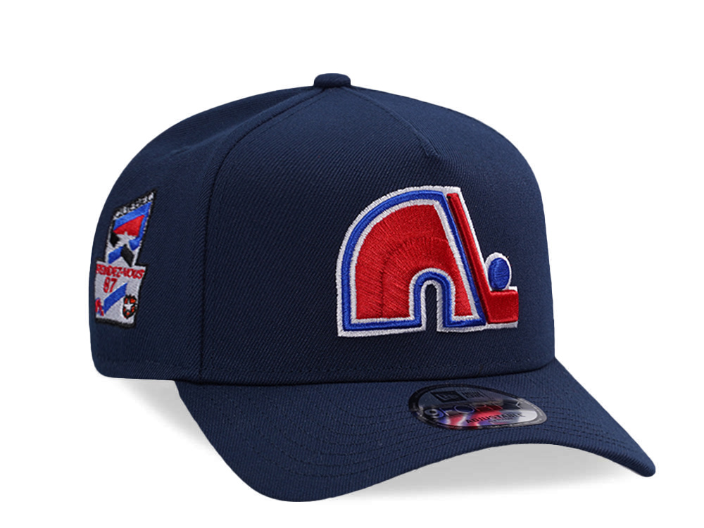 New Era Quebec Nordiques All Star Game 1987 Ocean Blue Prime Edition 9Forty A Frame Snapback Cap
