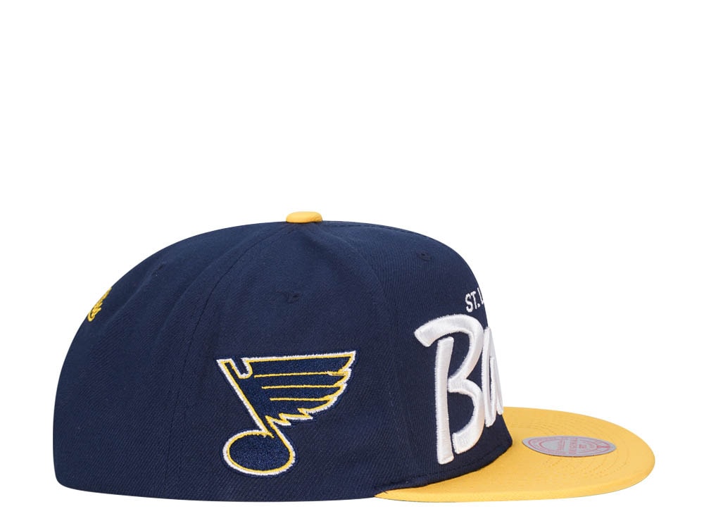 Mitchell & Ness St. Louis Blues Vintage Script Snapback Cap