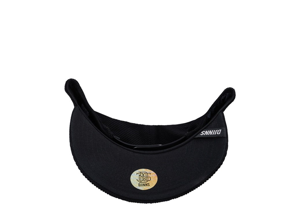 Djinns Cord Mountains Black TrueFit Snapback Cap