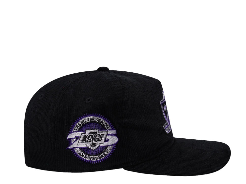 New Era Los Angeles Kings 25th Anniversary Black Corduroy Edition 19Twenty Snapback Cap