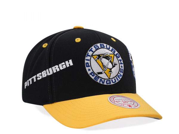 Mitchell & Ness Pittsburgh Penguins Vintage Logo Pro Crown Fit Snapback Cap