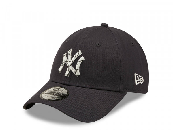 New Era New York Yankees Navy Marble Infill Edition 9Forty Strapback Cap