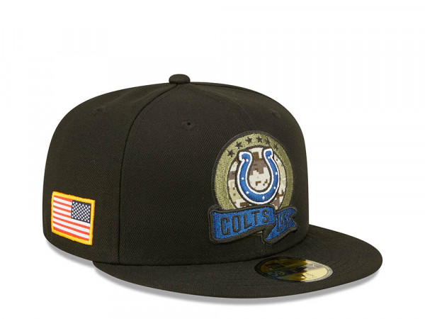 New Era Indianapolis Colts Salute to Service 2022 Fitted 59Fifty Cap