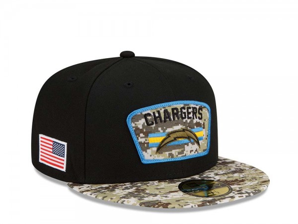 New Era Los Angeles Chargers Salute to Service 21 59Fifty Fitted Cap