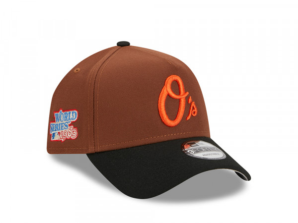 New Era Baltimore Orioles World Series 1983 Harvest Two Tone 9Forty A Frame Snapback Cap