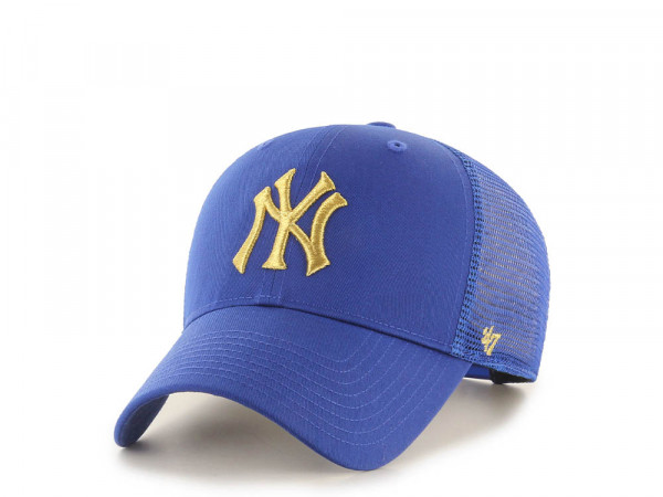 47Brand New York Yankees Classic DP Blue Trucker Snapback Cap