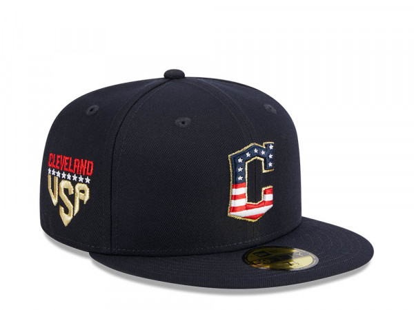 New Era Cleveland Guardians 4th of July 23 Authentic On-Field 59Fifty Fitted Cap