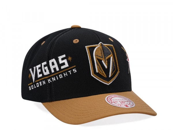 Mitchell & Ness Vegas Golden Knights Pro Crown Fit Snapback Cap