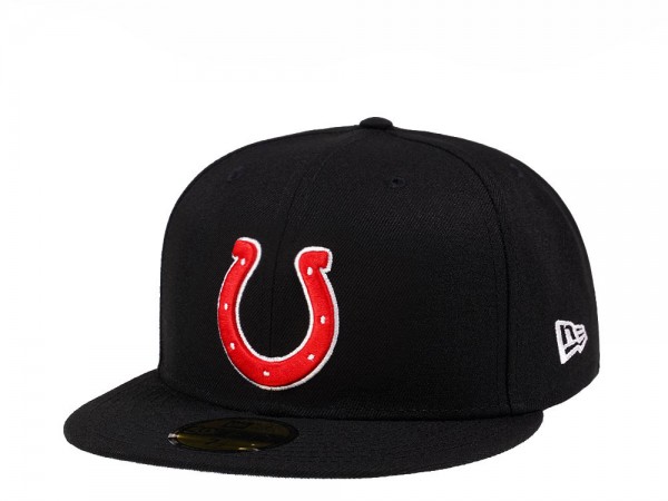 New Era Indianapolis Colts Black Crimson Collection 59Fifty Fitted Cap