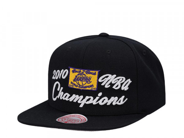 Mitchell & Ness Los Angeles Lakers NBA Champions 2010 Hardwood Classic Snapback Cap
