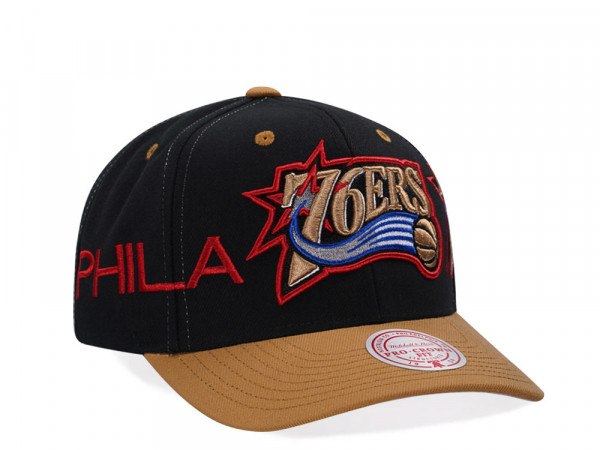 Mitchell & Ness Philadelphia 76ers Hardwood Classic Pro Crown Fit Snapback Cap