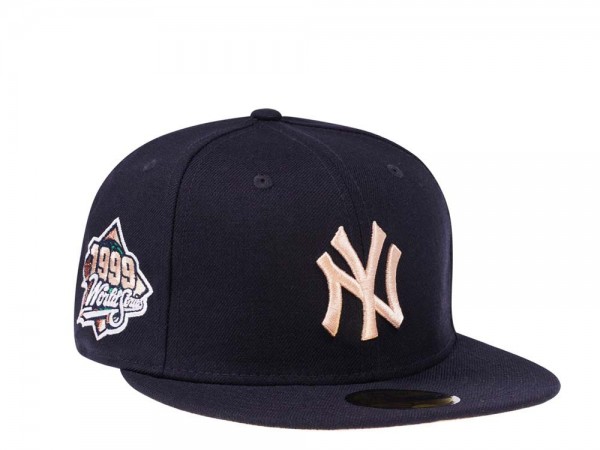 New Era New York Yankees World Series 1999 Navy Peach Prime Edition 59Fifty Fitted Cap