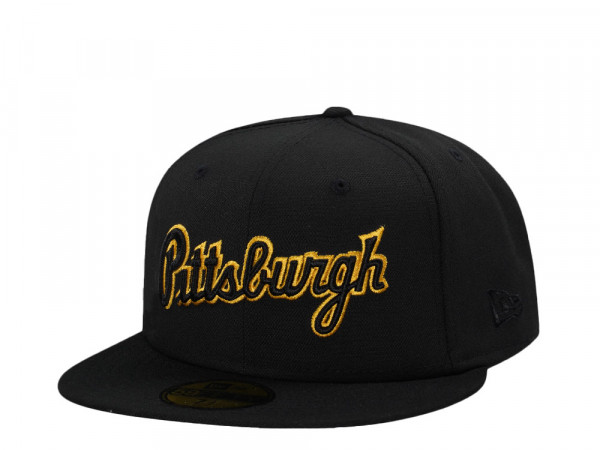 New Era Pittsburgh Pirates Classic Black Edition 59Fifty Fitted Cap