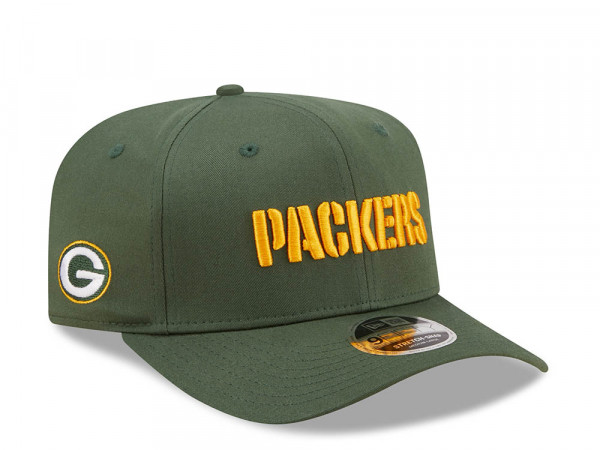 New Era Green Bay Packers Team Wordmark 9Fifty Stretch Snapback Cap