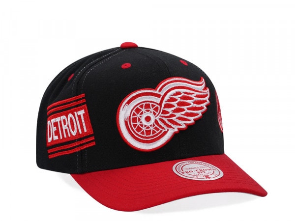 Mitchell & Ness Detroit Red Wings Vintage Logo Pro Crown Fit Snapback Cap