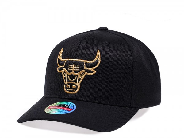 Mitchell & Ness Chicago Bulls Pure Gold Edition Red Line Flex Snapback Cap