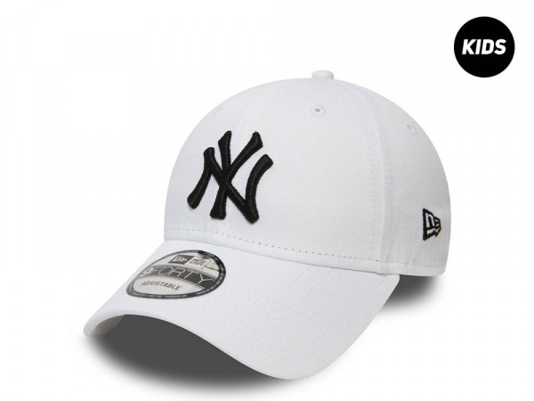 New Era New York Yankees White Kids 9Forty Strapback Cap
