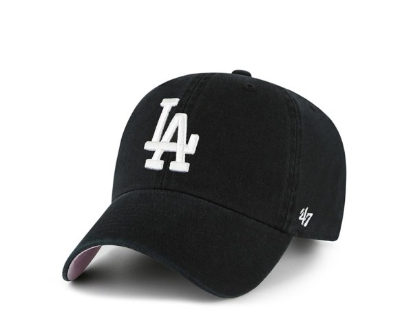 47Brand Los Angeles Dodgers Black Ballpark Clean up Strapback Cap
