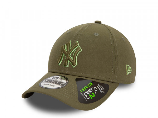 New Era New York Yankees Repreve Outine Olive 9Forty Strapback Cap