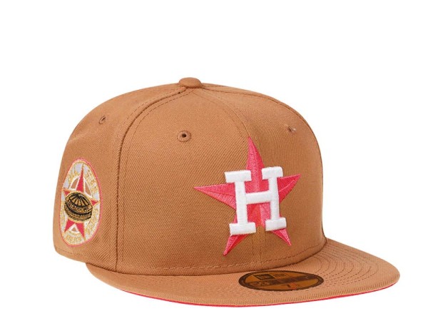 New Era Houston Astros All Star Game 1968 Wheat Lava Edition 59Fifty Fitted Cap