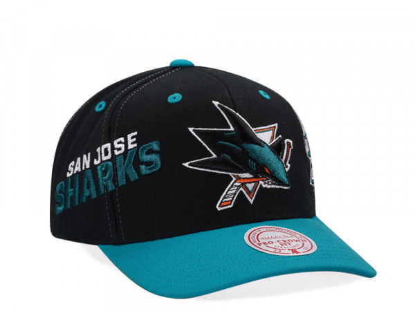 Mitchell & Ness San Jose Sharks Pro Crown Fit Snapback Cap