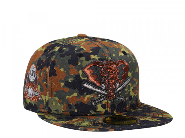 New Era Oakland Athletics 40 Years Flecktarn Copper Edition 59Fifty Fitted Cap