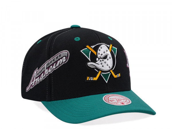 Mitchell & Ness Anaheim Ducks Vintage Logo Pro Crown Fit Snapback Cap