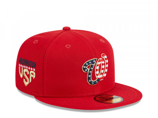 New Era Washington Nationals 4th of July 23 Authentic On-Field 59Fifty Fitted Cap