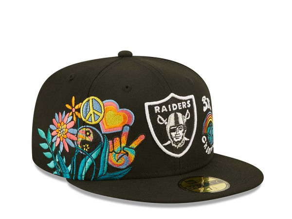 New Era Las Vegas Raiders 3x Champions - Black Groovy Edition 59Fifty Fitted Cap