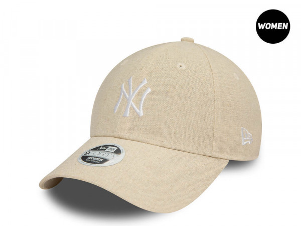 New Era New York Yankees Stone Linen Womens 9Forty Strapback Cap