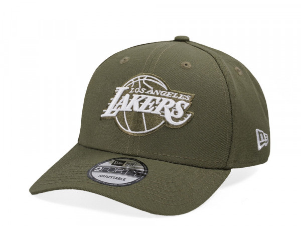New Era Los Angeles Lakers Olive Edition 9Forty Snapback Cap