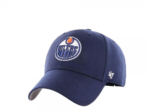 47brand Edmonton Oilers MVP Curved Edition Strapback Cap