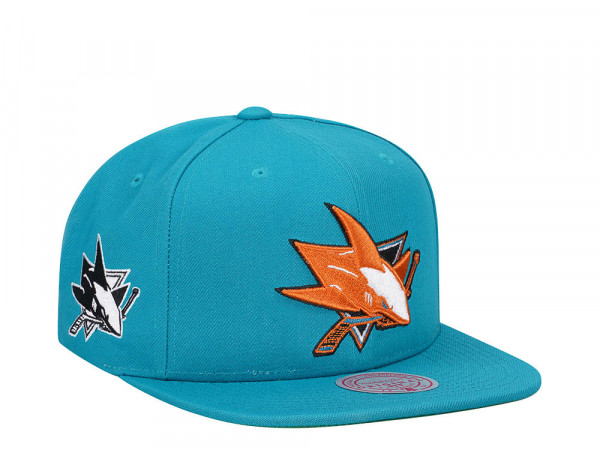 Mitchell & Ness San Jose Sharks Alternate Flip Vintage Snapback Cap