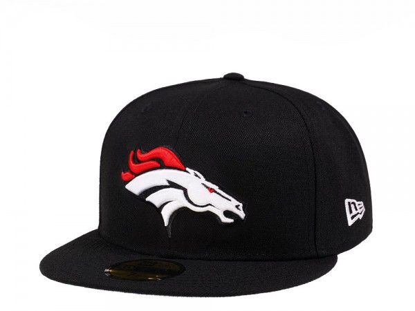 New Era Denver Broncos Black Crimson Collection 59Fifty Fitted Cap
