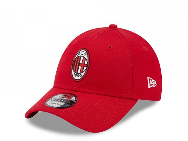 New Era AC Milan Core Scarlet Red 9Forty Strapback Cap