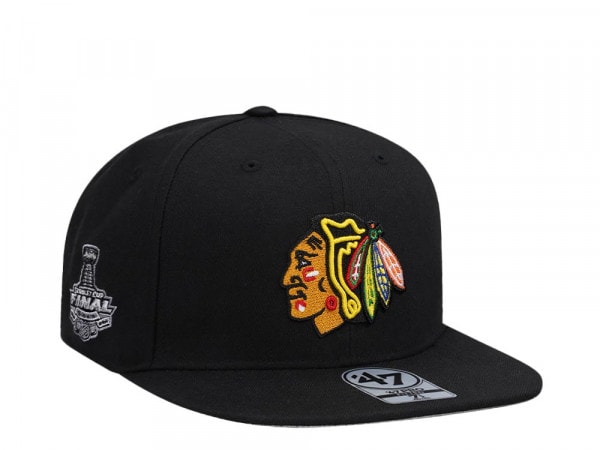 47Brand Chicago Blackhawks Stanley Cup 2013 Vintage Black 47Pro Fitted Cap