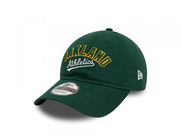New Era Oakland Athletics Wordmark Green 9Twenty Strapback Cap