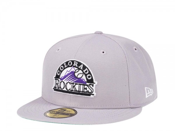 New Era Colorado Rockies Fresh Grey Throwback Edition 59Fifty Fitted Cap