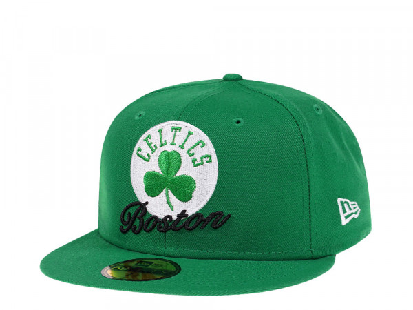 New Era Boston Celtics Green Duallogo Edition 59Fifty Fitted Cap